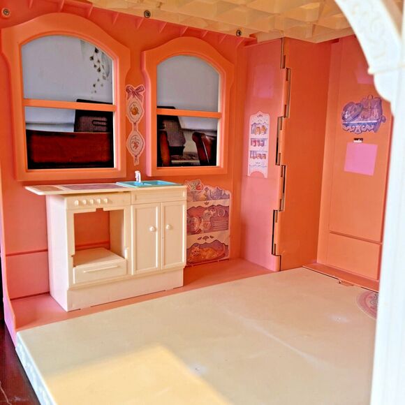 Barbie Dream House VINTAGE Folding Victorian Working Elevator Mansion 1995 MAtte - Picture 11 of 16